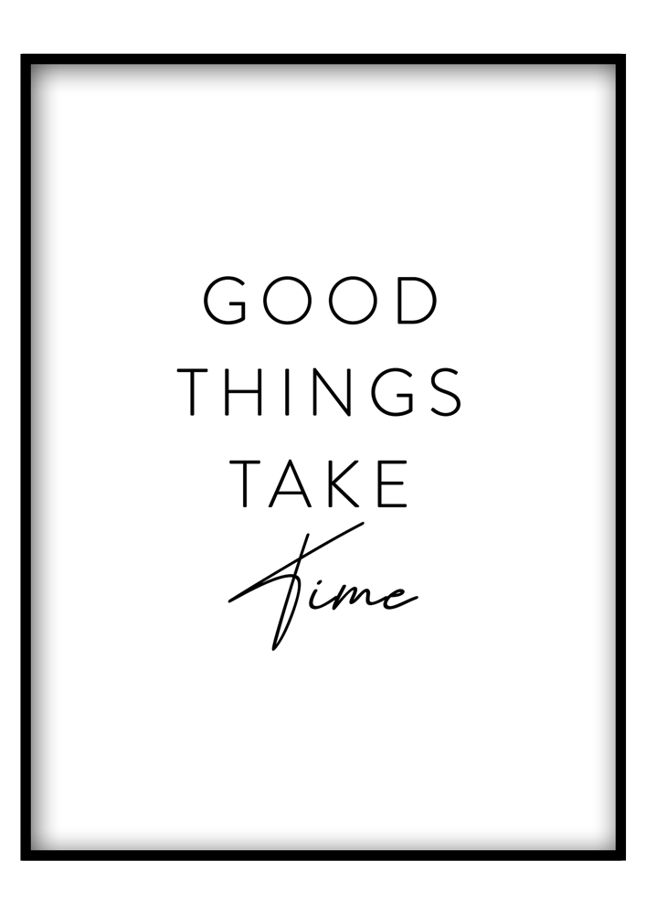 Good things - Poszterkép