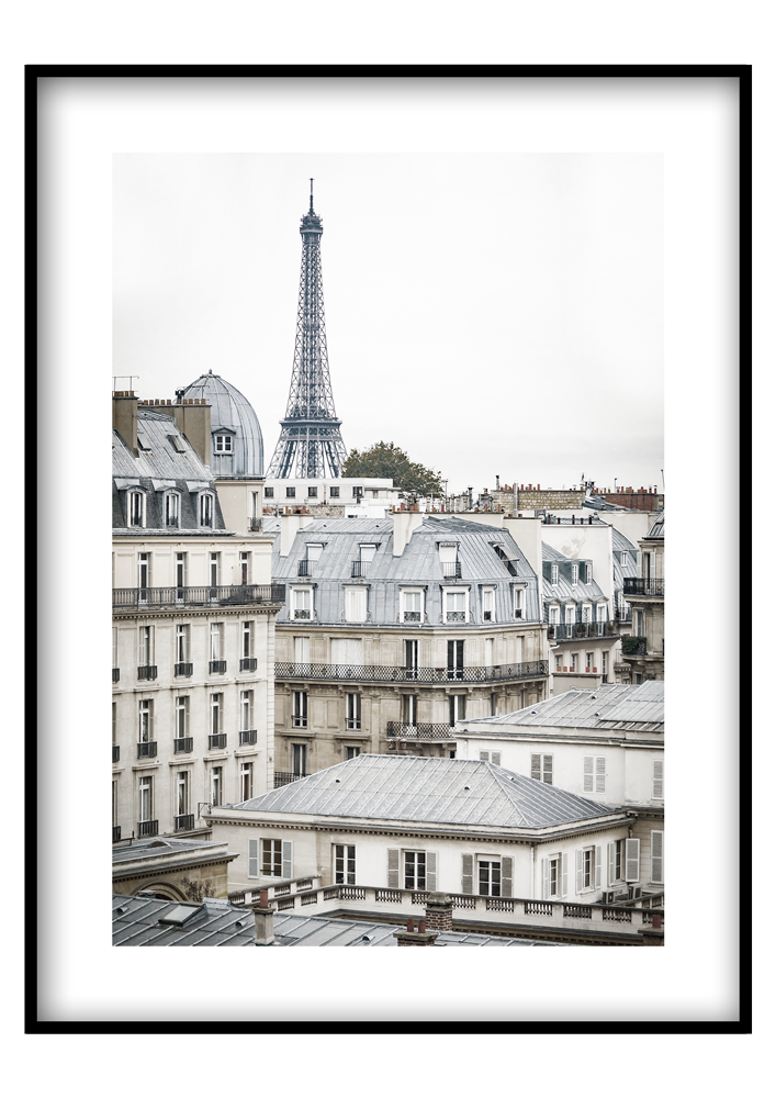 Párizsi háztetők - Poszterkép