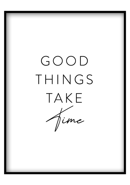 Good things - Vászonkép