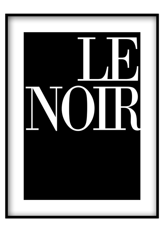 Le Noir - Vászonkép