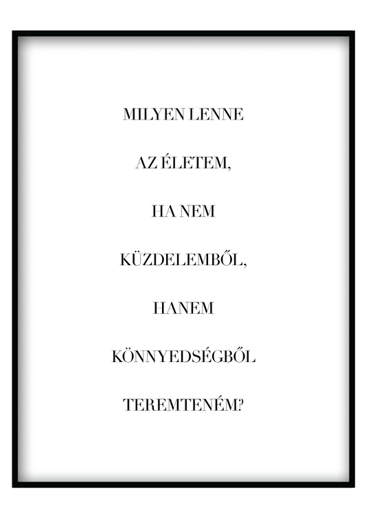 Milyen Lenne Az Életem... - Vászonkép