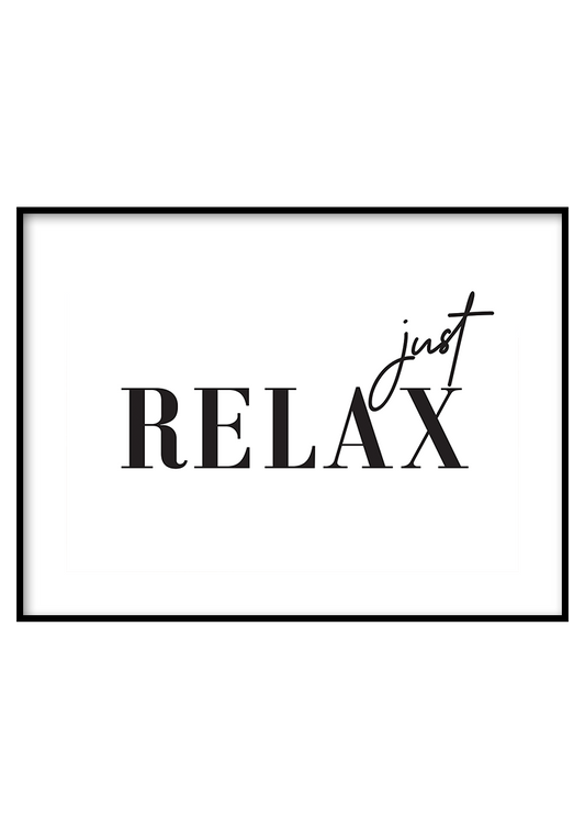 Just Relax - Vászonkép