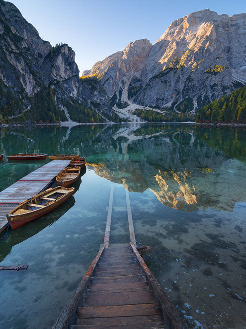 Lago di Braies - Vászonkép