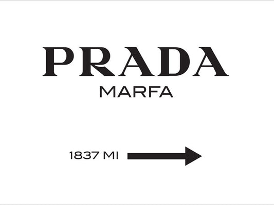 Prada Marfa - Vászonkép