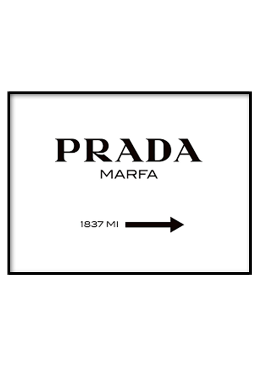 Prada Marfa - Vászonkép