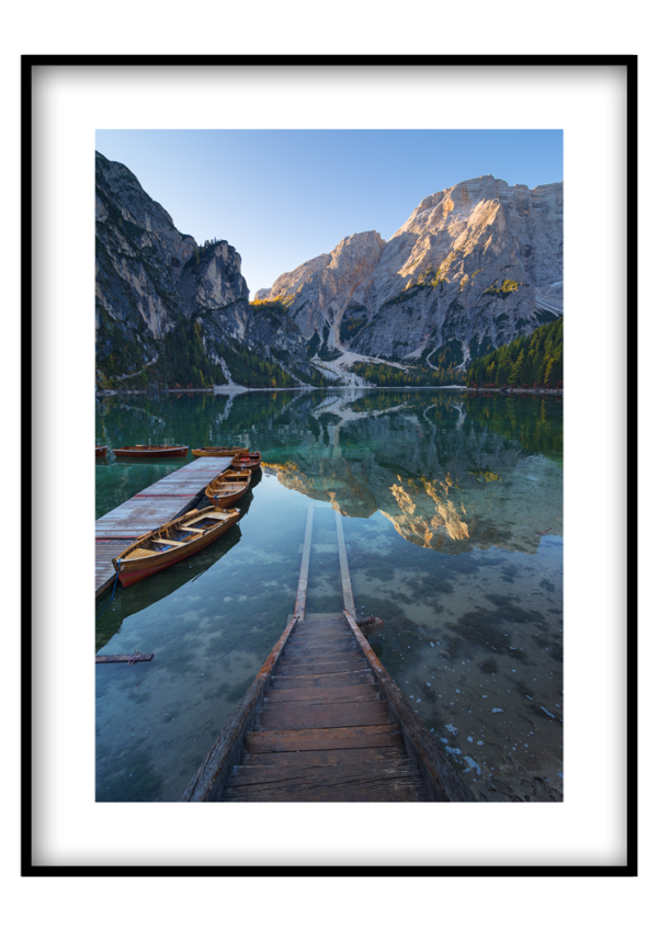 Lago di Braies poszter